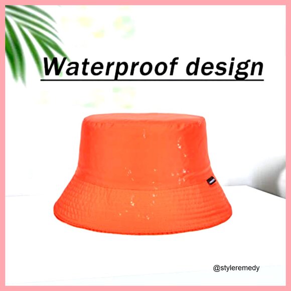 Cotton Bucket Hat with UPF 68+ UV Protection and Adjustable Chin Strap